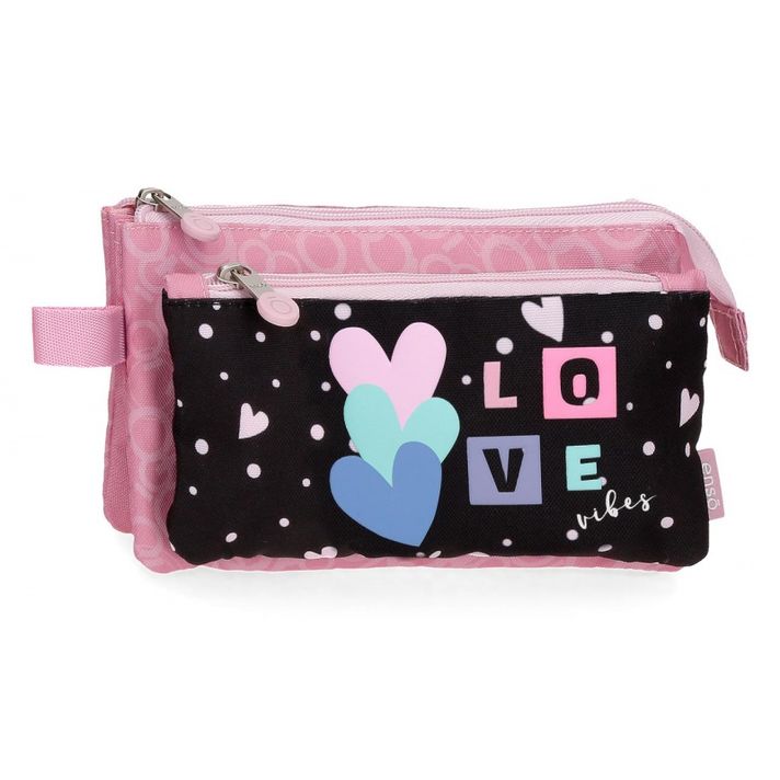 JOUMMA BAGS - Školský peračník triple / puzdro ENSO Love Vibes, 9454321