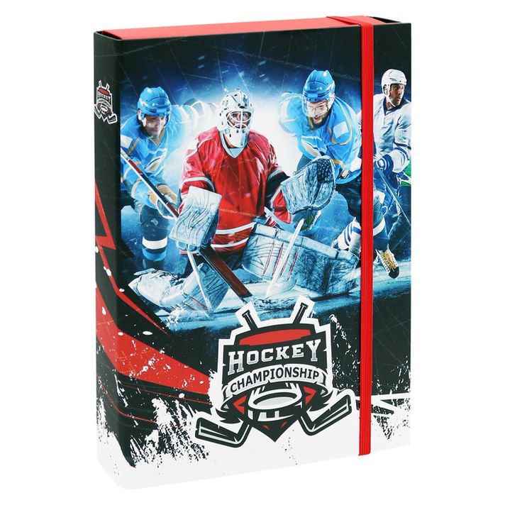 JUNIOR - Box na zošity A4 Jumbo MAX - Hockey