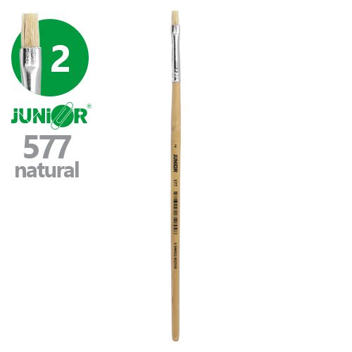 JUNIOR - Štetec plochý č. 2 577 Natural