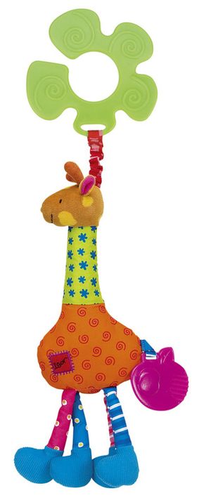 K´S KIDS - Žirafa IGOR s úchytkou na kočík