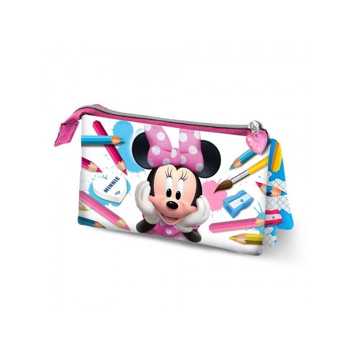 KARACTERMANIA - Triple peračník / puzdro na zips MINNIE MOUSE Pencils