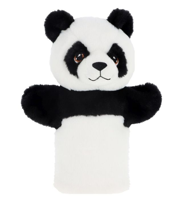 KEEL TOYS - SE3076-5 Keeleco Panda - eko plyšový maňuška na ruku 27 cm