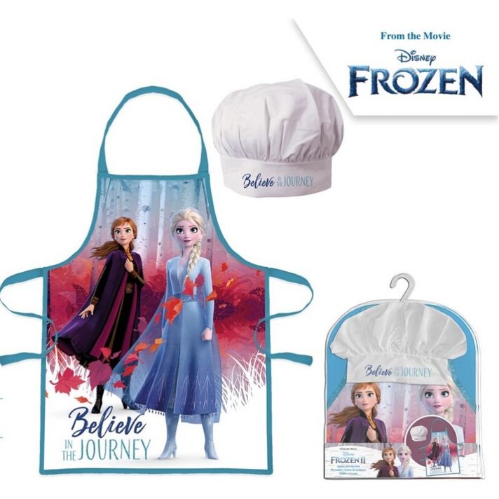 KIDS LICENSING - Detský kuchársky set (čiapka a zástera) DISNEY FROZEN, WD21501DT