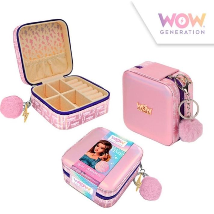 KIDS LICENSING - Dievčenská šperkovnica / box na zips WOW, WOW00010