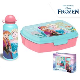 KIDS LICENSING - Súprava na desiatu / box + fľaša DISNEY FROZEN, FR50009