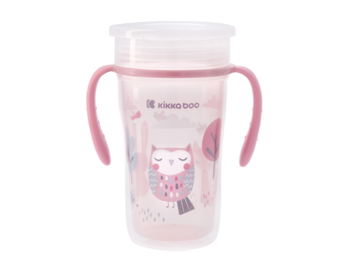 KIKKABOO - Hrnček trénovací 360° 300ml 12m+ Owl