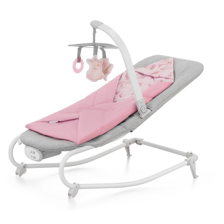 KINDERKRAFT - Húpatko vibrujúce s melódiou Felio 2 Peony Rose 0m+, do 9 kg