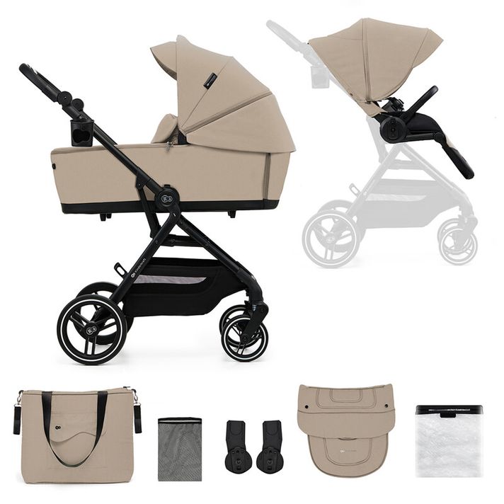 KINDERKRAFT - SELECT Kočík kombinovaný Yoxi 2v1 Sand Beige