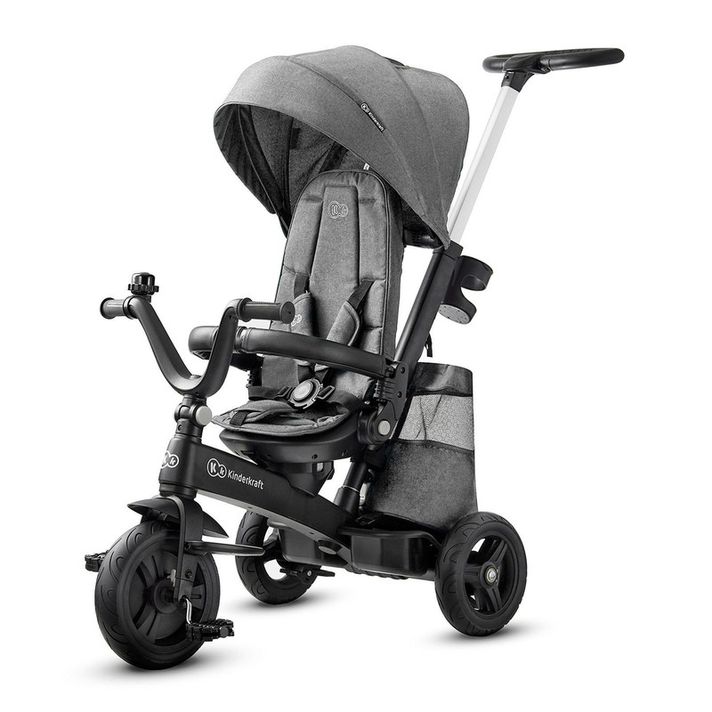 KINDERKRAFT - Trojkolka Easytwist Platinum Grey Kinderkraft 2020