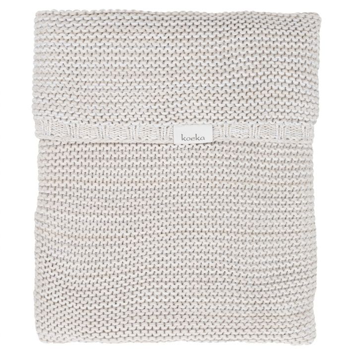 KOEKA - Deka Porto 75x100 - pebble/silver/white