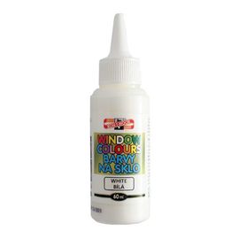 KOH-I-NOOR - Farba na sklo 60 ml, biela