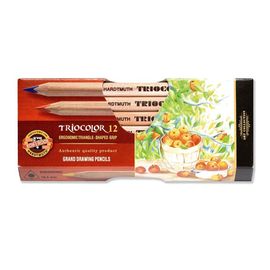 KOH-I-NOOR - Pastelky Triocolor, sada 12 ks