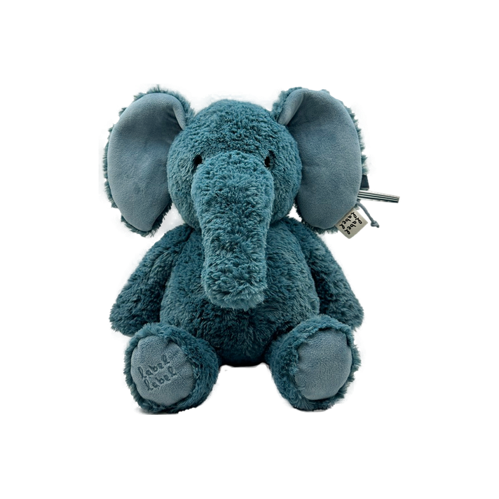 LABEL-LABEL - Plyšák slon Elly M - Blue