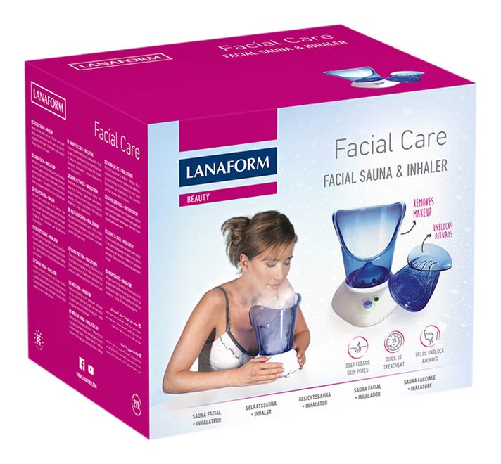 LANAFORM - Facial Care tvárová sauna s nosovým inhalátorom