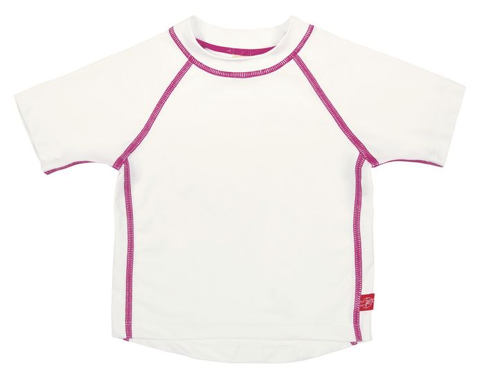 LÄSSIG - Tričko Rashguard Short Sleeve Girls - white L