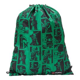 LEGO BAGS - Ninjago Green - vrecko na prezuvky