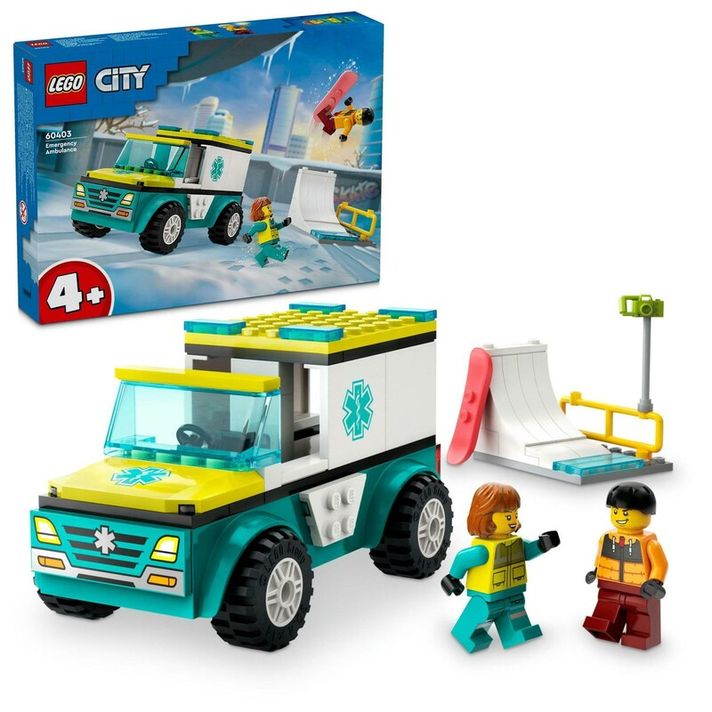 LEGO -  City 60403 Sanitka a snowbordista