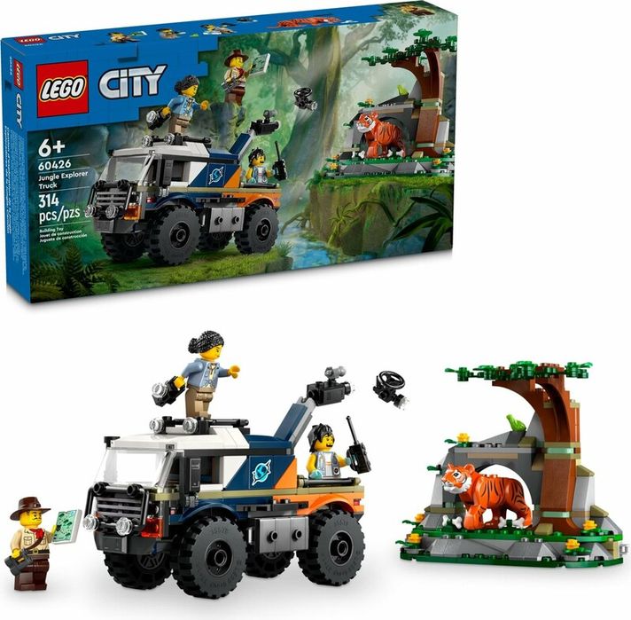 LEGO - City 60426 Terénne vozidlo na prieskum džungle
