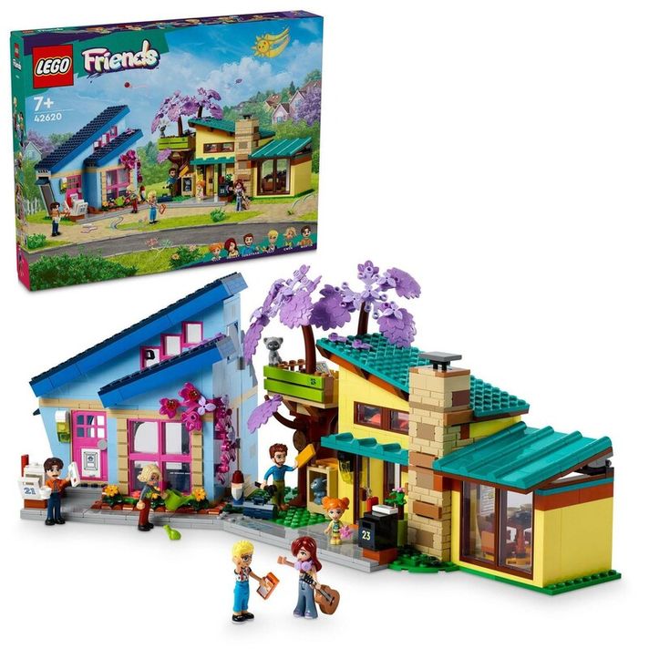 LEGO -  Friends 42620 Rodinné domy Ollyho a Paisley