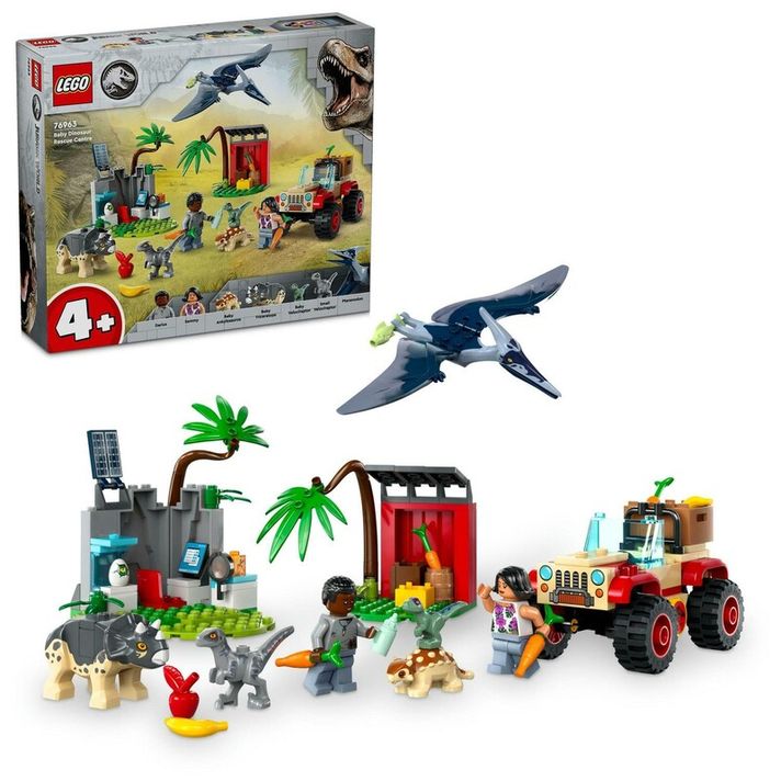 LEGO -  Jurassic World 76963 Záchranárske stredisko pre dinosaurie mláďatá