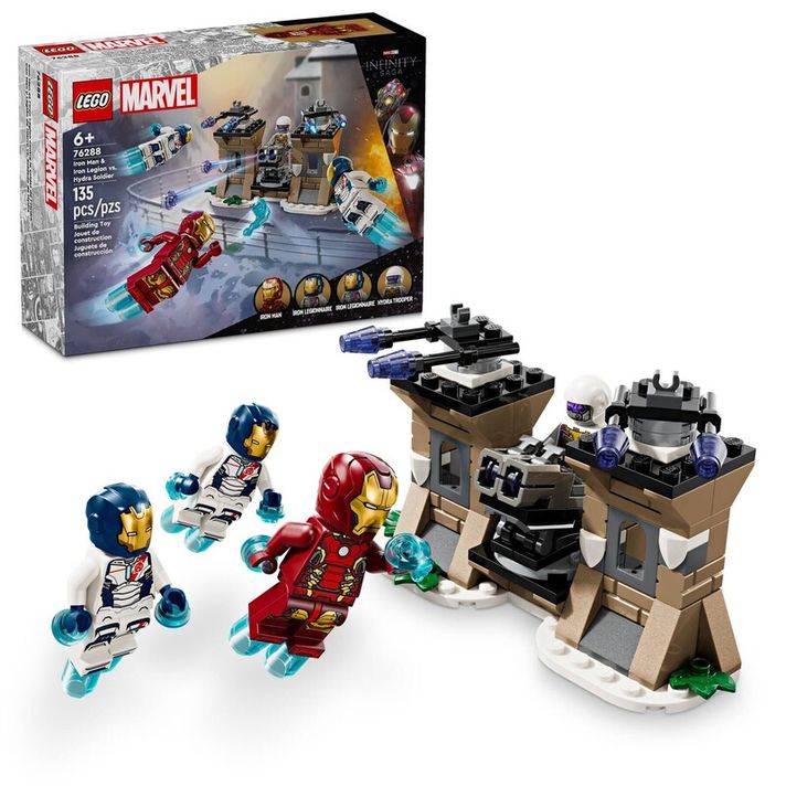 LEGO - Marvel 76288 Iron Man a Železná légia vs. vojak Hydry