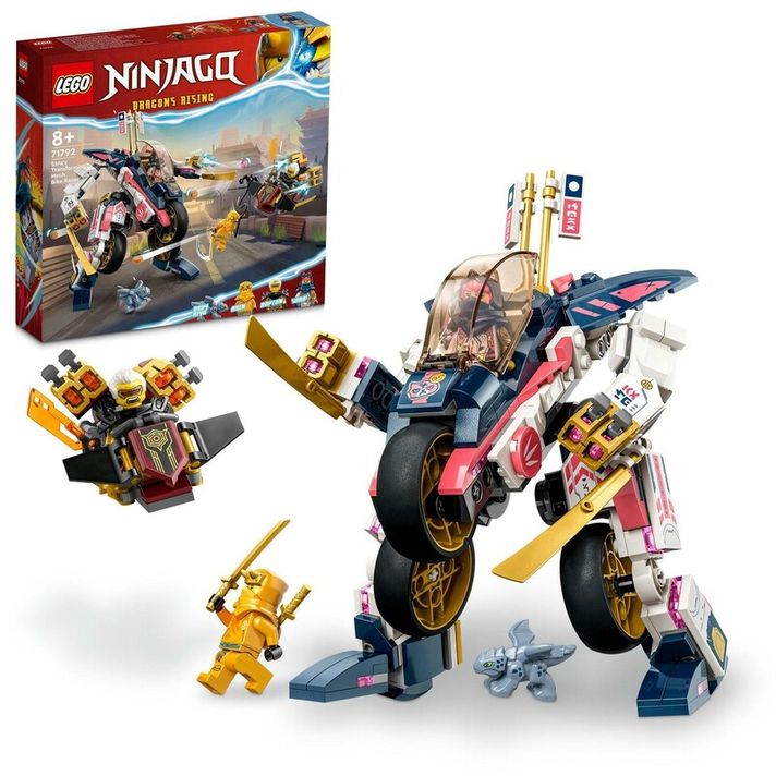 LEGO - NINJAGO 71792 Sora a jej transformačný motorobot