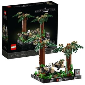 LEGO - Star Wars 75353 Naháňačka spídrov na planéte Endor – dioráma