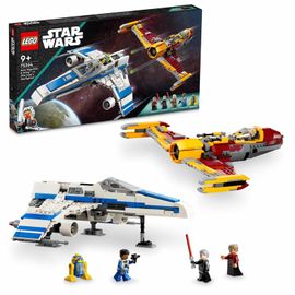 LEGO - Stíhačka E-Wing Novej republiky vs. stíhačka Shin Hati