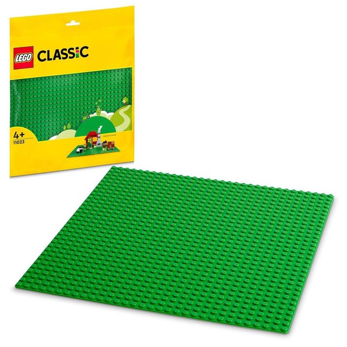 LEGO - Zelená podložka na stavanie