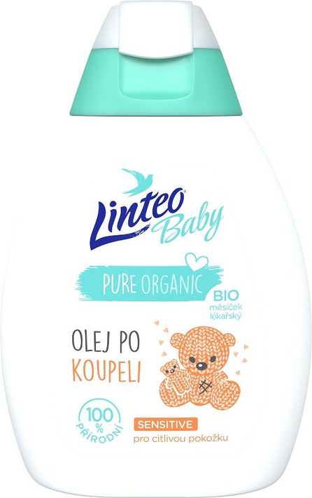 LINTEOBABY - Detsky olej po kúpeli Baby 250 ml