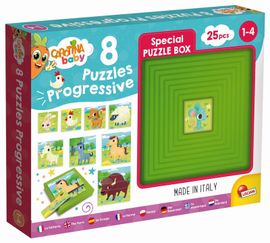 LISCIANIGIOCH - Carotina Baby 8 Puzzle - Farma