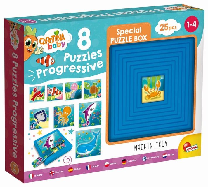 LISCIANIGIOCH - Carotina Baby 8 Puzzle - More