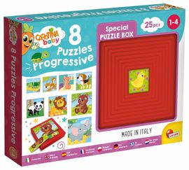 LISCIANIGIOCH - Carotina Baby 8 Puzzle - Zvieratká