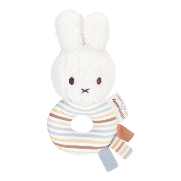 LITTLE DUTCH - Hrkálka králiček Miffy Vintage Prúžky