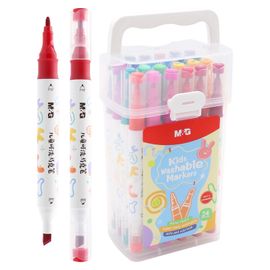 M&G - Obojstranný popisovačpre deti, ľahko umývateľný - sada 24 farieb