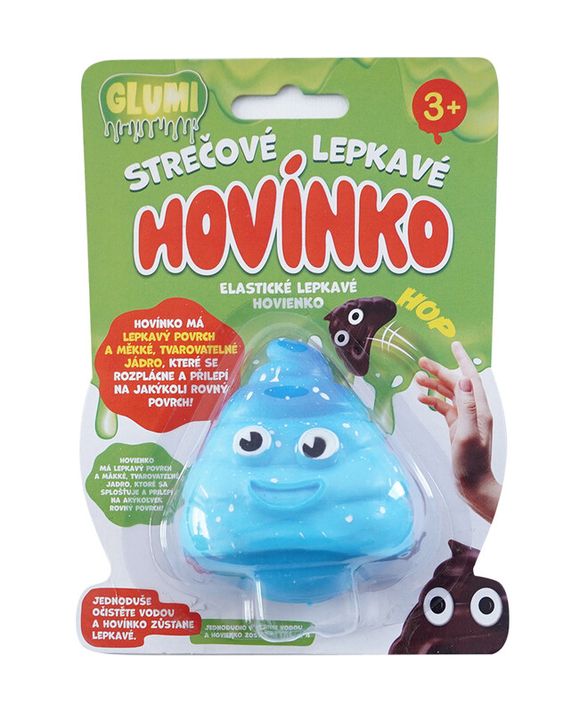 MAC TOYS - GLUMI Strečové lepkavé hovienko, Mix Produktov