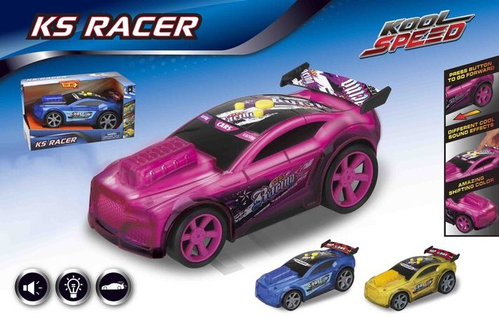 MAC TOYS - KS racer auto na batérie so zvukom, Mix Produktov