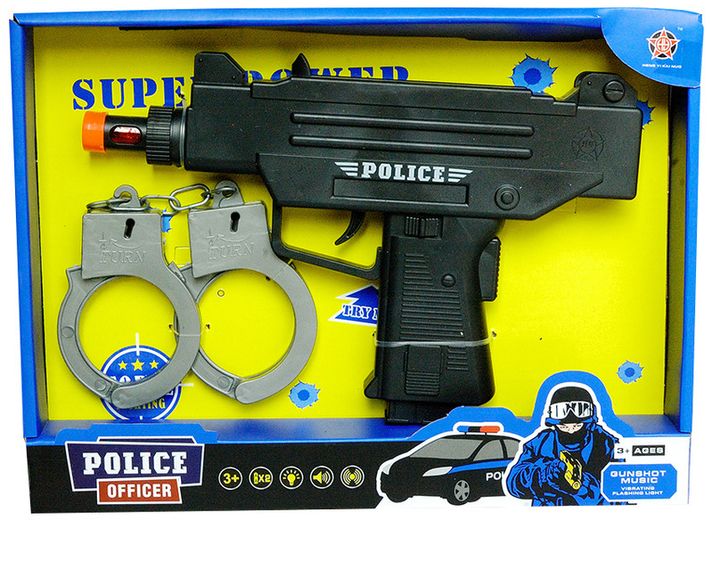 MAC TOYS - Policajná pištoľ s putami