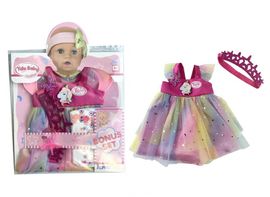 MAC TOYS - Šaty s jednorožcom na bábiku 40-43cm