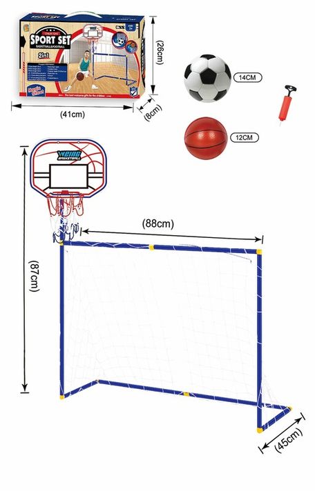 MAC TOYS - SPORTO Športová sada 2v1