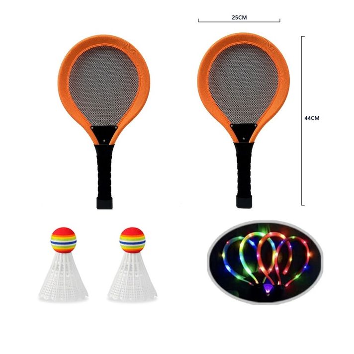 MAC TOYS - SPORTO Svietiace rakety na bedminton, Mix Produktov