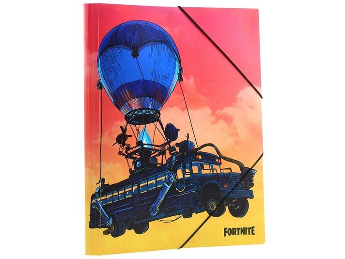 MADE - Elastic file A4 Battle Bus Fortnite