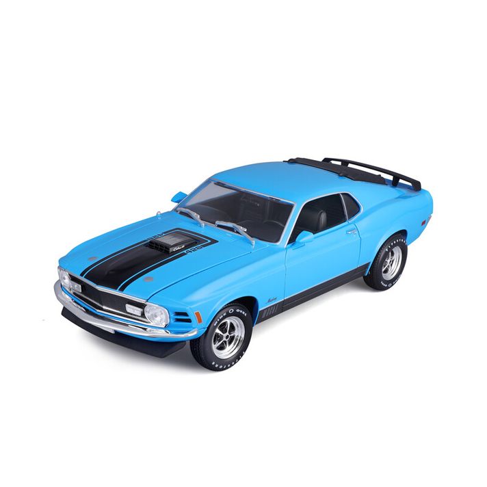 MAISTO - 1970 Ford Mustang Mach 1, modrý, 1:18