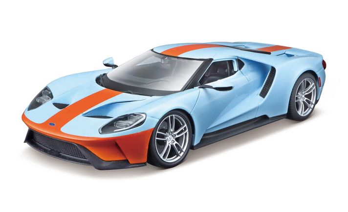 MAISTO - 2017 Ford GT, mdro-oranžový, 1:18