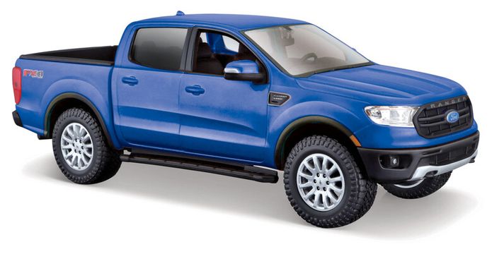 MAISTO - 2019 Ford Ranger, metal modrý, 1:27