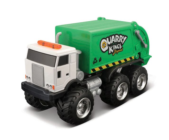 MAISTO - Builder Zone Quarry monsters, úžitkové vozidlá, smetiarske vozidlo