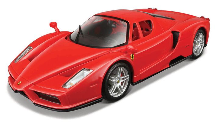 MAISTO - M. Ferrari Assembly line, Enzo Ferrari, RED, window box, 1:24