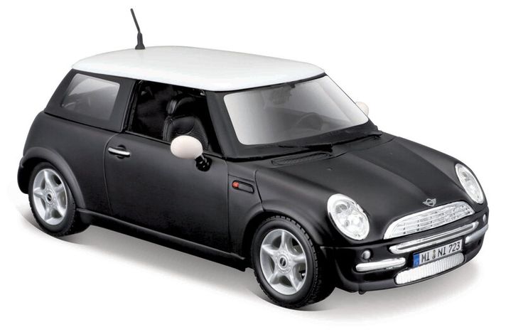 MAISTO - MINI COOPER, matný čierny, 1:24