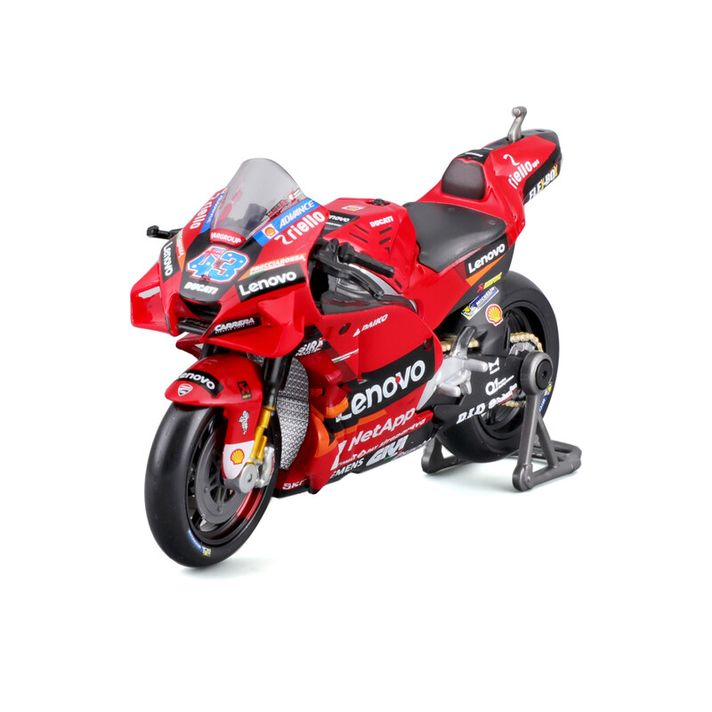 MAISTO - Motocykel, Ducati Lenovo team 2022, (#43 Jack Miller), 1:18