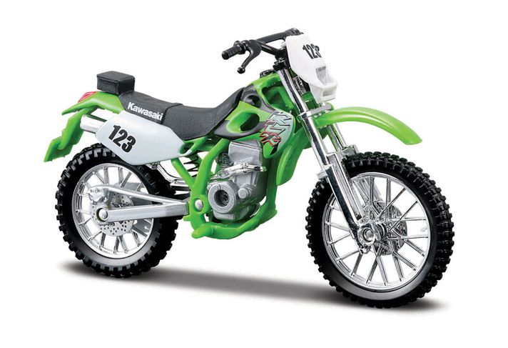 MAISTO - Motocykel, Kawasaki KLX® 250SR™, 1:18